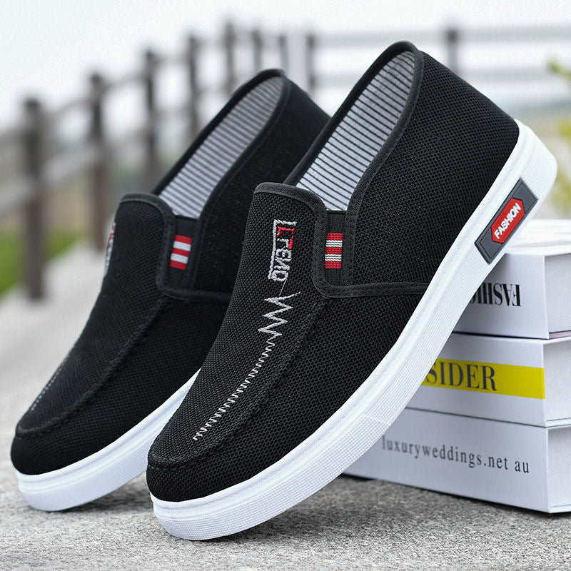 Spring Old Beijing Breathable Non-slip Canvas Skate Shoes - Vogue Aura