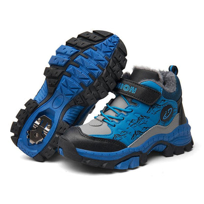 Children's Cotton Shoes Boys Two Cotton Large Cotton Hiking Shoes - Vogue Aura