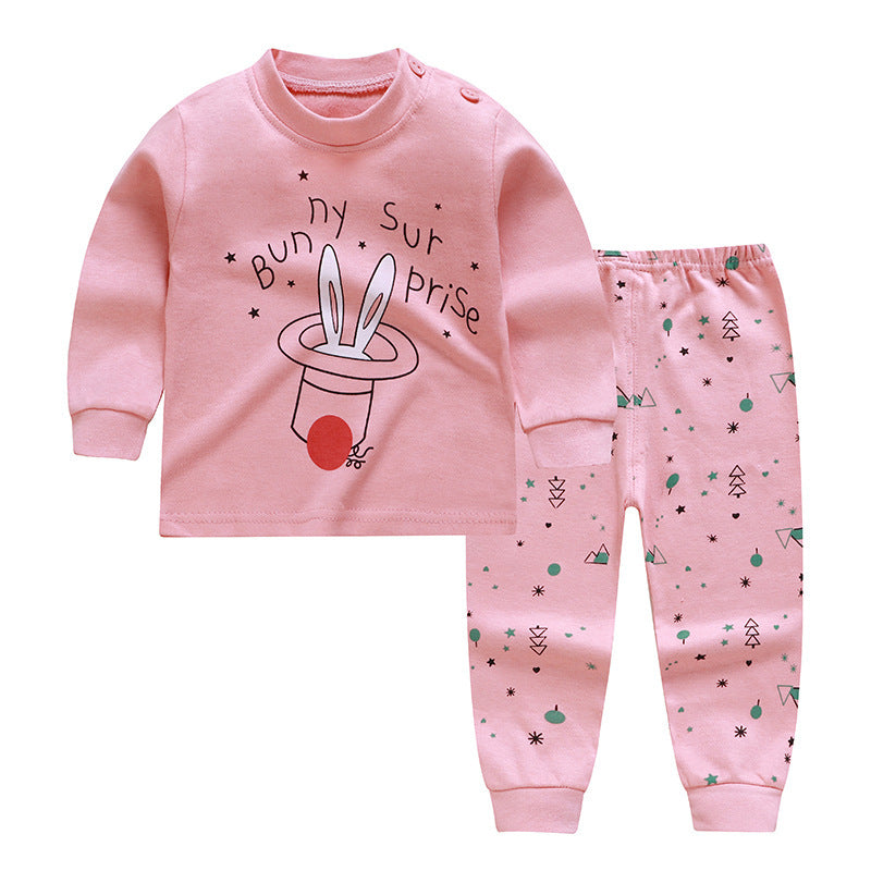 Autumn Adventures: Long Sleeve Outfit Set for Infants - Vogue Aura