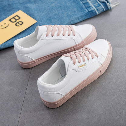 Trendy Flat Canvas Sneakers for Girls - Vogue Aura