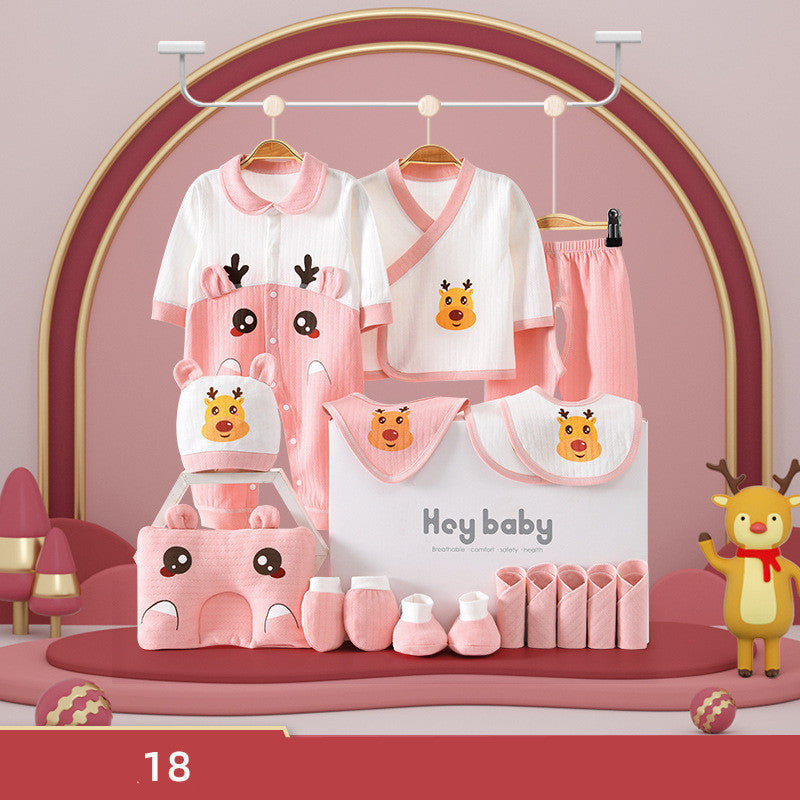 Elegant Pure Cotton Baby Clothes Gift Set