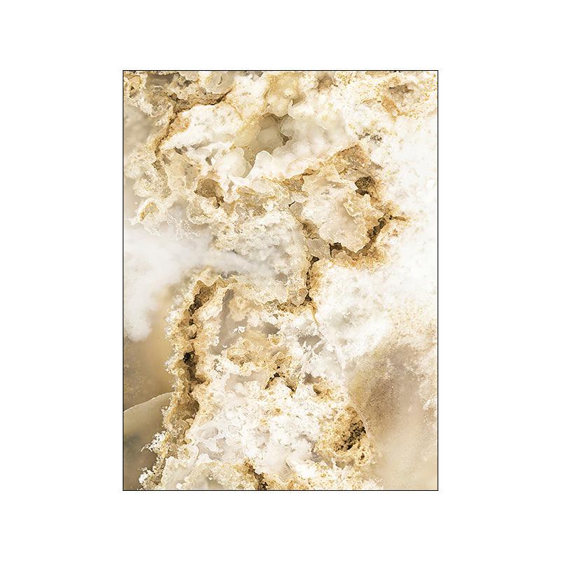 Elegant Coastal Gold Foil Canvas Artwork - Vogue Aura