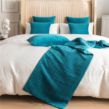 Chic Cotton & Linen Bed Flag Towel - Vogue Aura