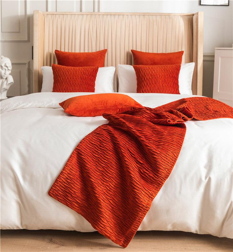 Chic Cotton & Linen Bed Flag Towel - Vogue Aura