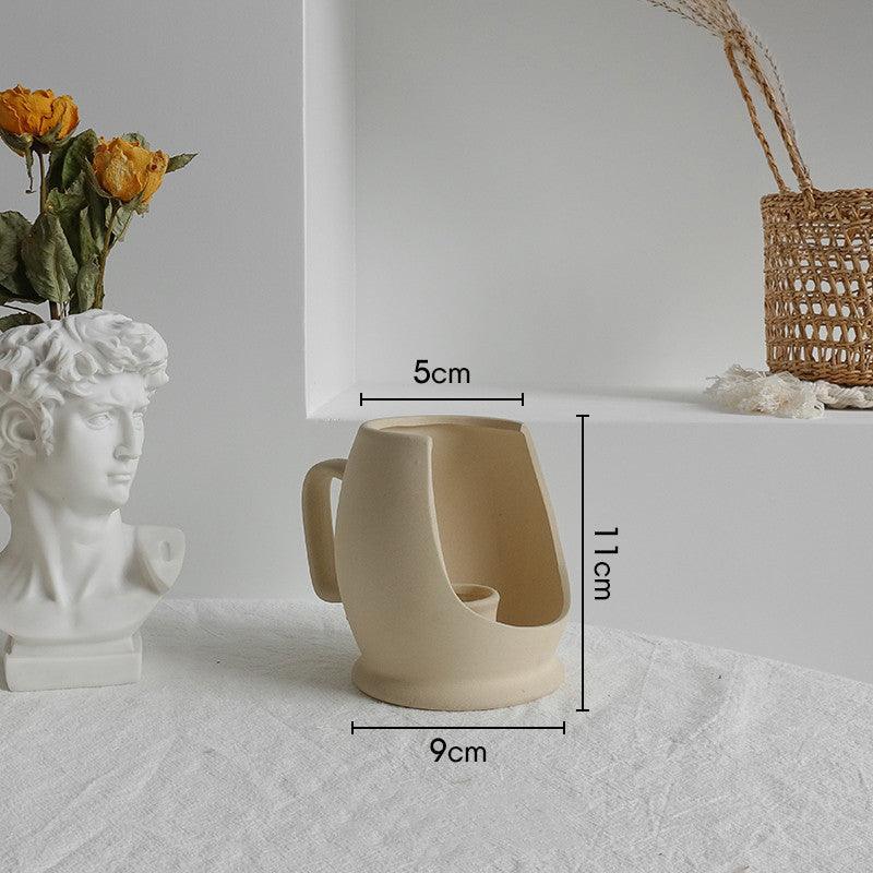 Elegant Nordic Ceramic Vase for Dried Flower Arrangements - Home Decor Art Display - Vogue Aura