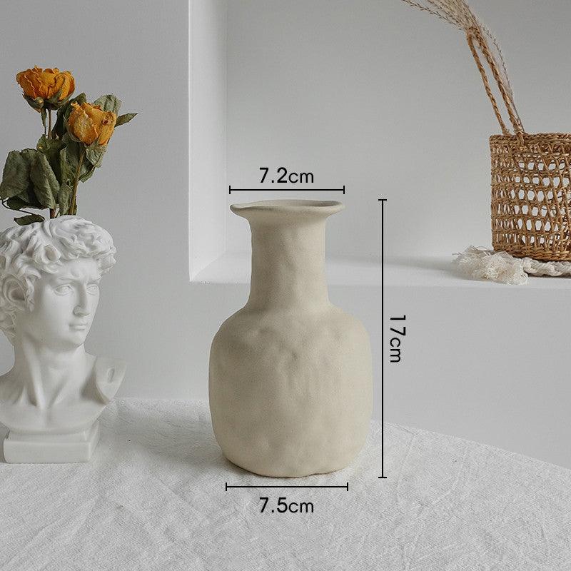 Elegant Nordic Ceramic Vase for Dried Flower Arrangements - Home Decor Art Display - Vogue Aura