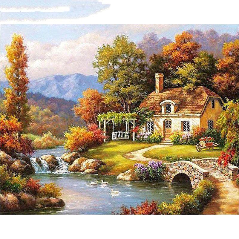 Enchanted Landscape Painting Kit - Create Your Own Masterpiece! - Vogue Aura