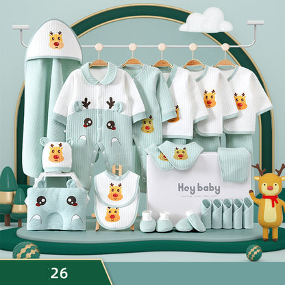 Elegant Pure Cotton Baby Clothes Gift Set