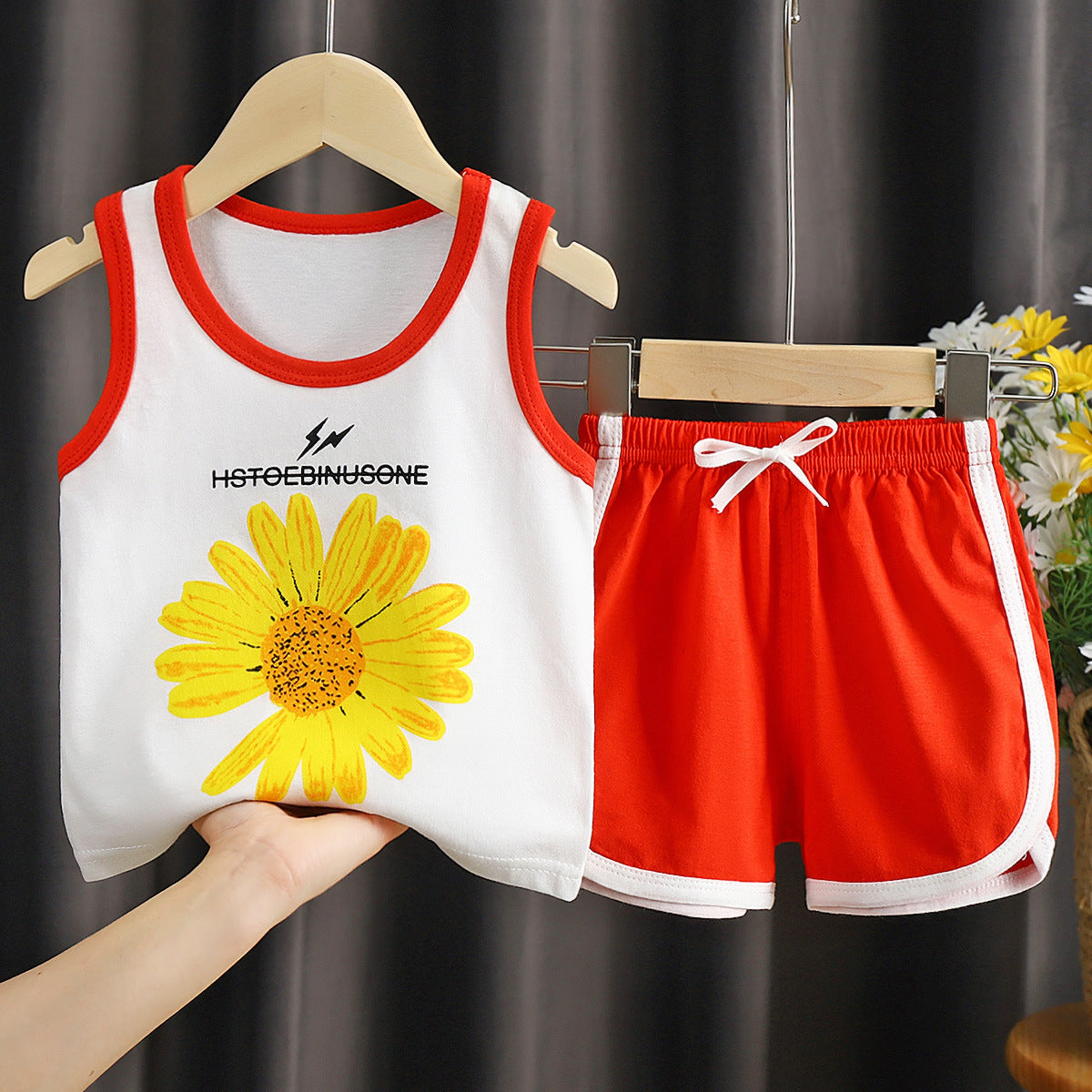 Summer Casual Kids Vest and Shorts Set - Vogue Aura