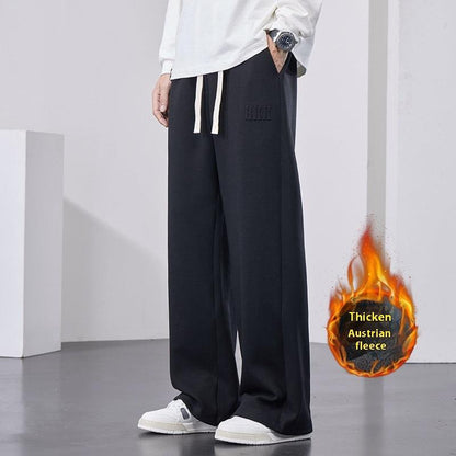 Men's Fleece Thick Sweat Pants for Autumn and Winter - Vogue Aura