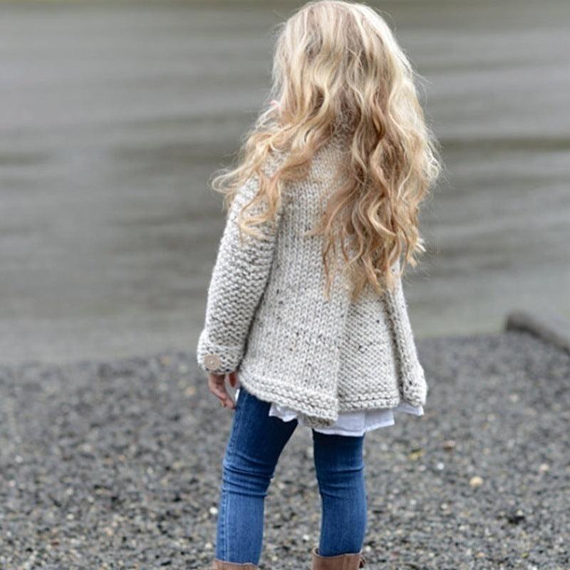 Girls cardigan sweater coat - Vogue Aura