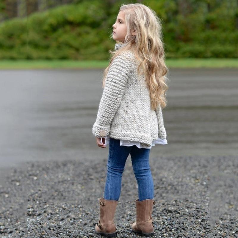 Girls cardigan sweater coat - Vogue Aura