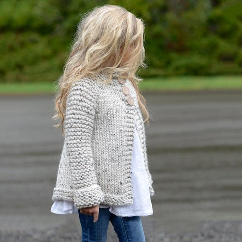 Girls cardigan sweater coat - Vogue Aura