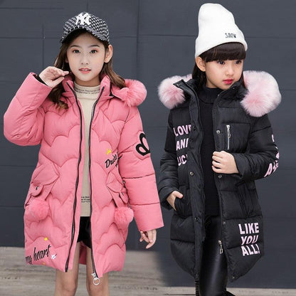 Girls' cotton-padded jackets - Vogue Aura