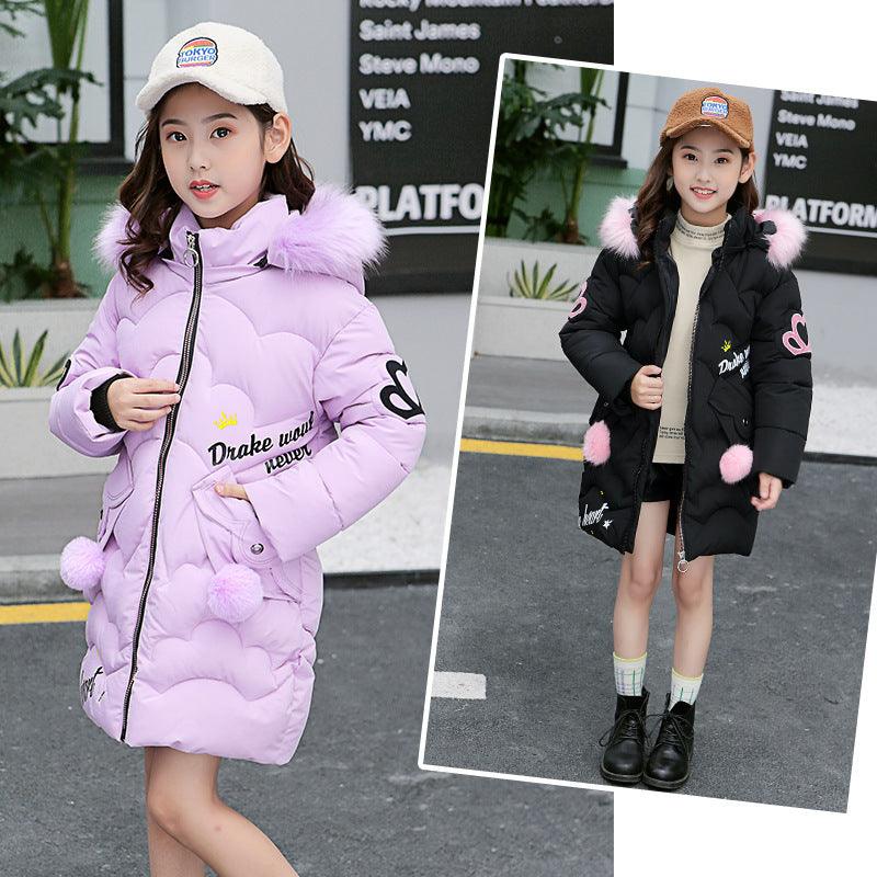 Girls' cotton-padded jackets - Vogue Aura