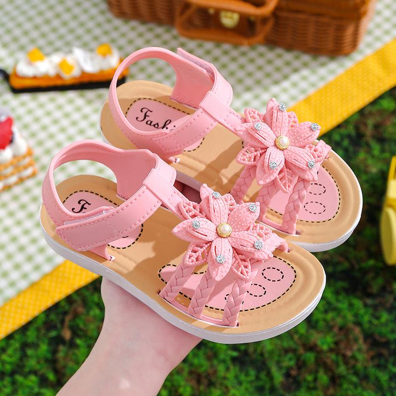 Girls' New Style Sandals And Slippers Princess Fashion Soft Bottom - Vogue Aura