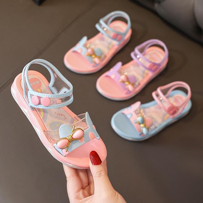 Girls Summer Princess Fashion Sandals Non-Slip Soft Sole - Vogue Aura