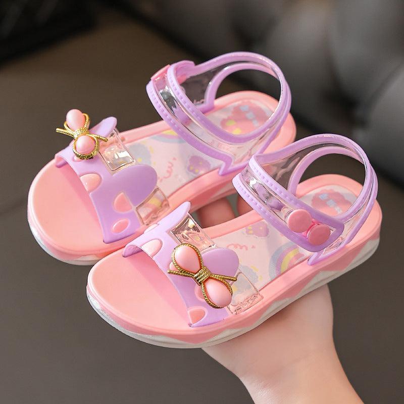 Girls Summer Princess Fashion Sandals Non-Slip Soft Sole - Vogue Aura