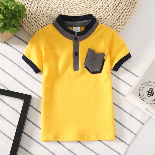 Korean Style Cotton T-Shirt for Kids - Soft & Moisture-Wicking Tops - Vogue Aura