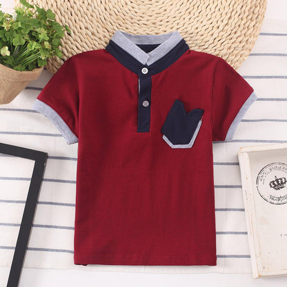 Korean Style Cotton T-Shirt for Kids - Soft & Moisture-Wicking Tops - Vogue Aura