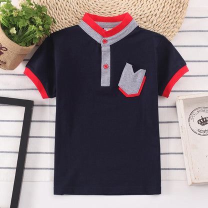 Korean Style Cotton T-Shirt for Kids - Soft & Moisture-Wicking Tops - Vogue Aura