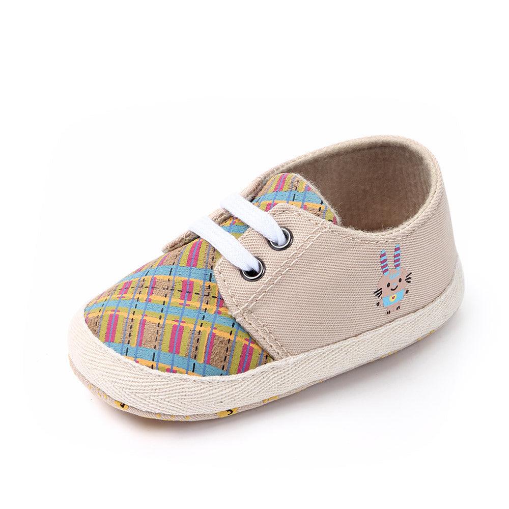 Korean Style Plaid Baby All-match Toddler Shoes - Vogue Aura