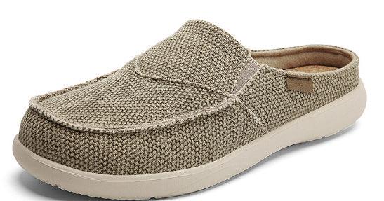 Men's Lightweight Summer Loafers - Casual Half Slippers in Solid Colours - Vogue Aura