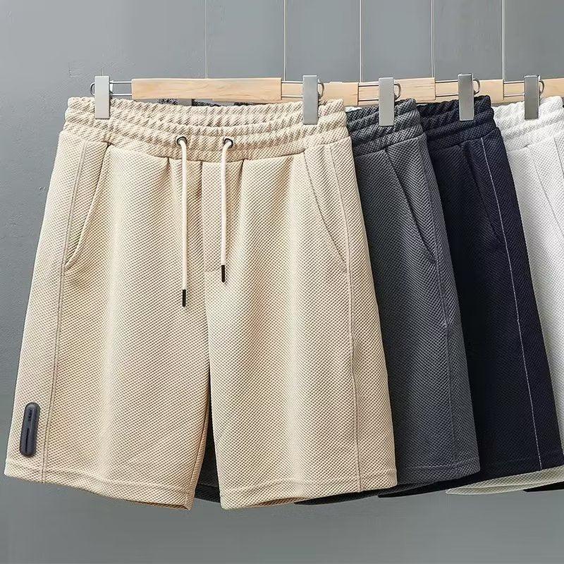 Loose White Casual Pants Sports Shorts - Vogue Aura