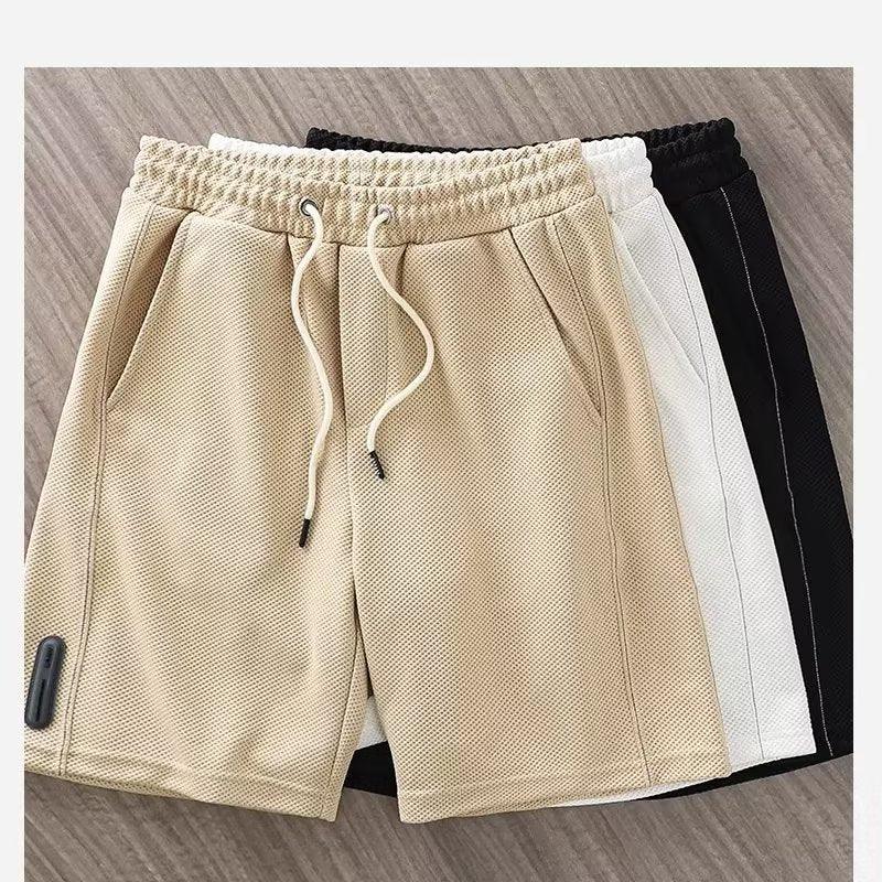 Loose White Casual Pants Sports Shorts - Vogue Aura