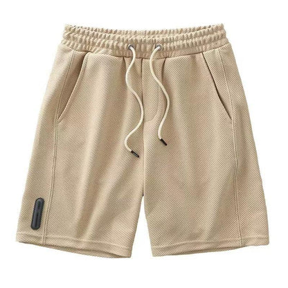 Korean-Style Loose White Casual Sports Shorts - Vogue Aura