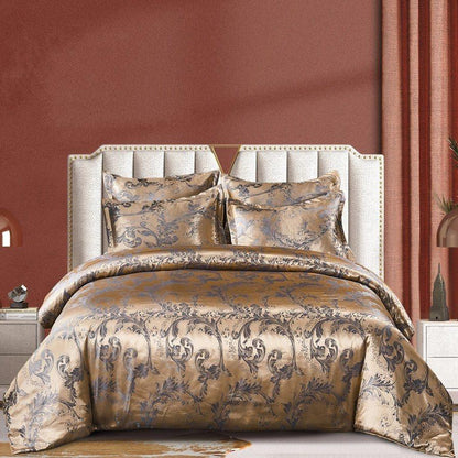 Luxurious Serenity: Stylish Three-Piece Polyester Bedding Ensemble - Vogue Aura