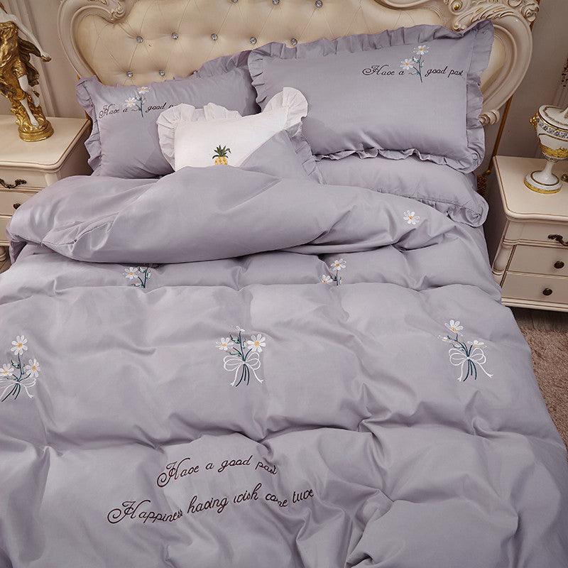 Majestic Embroidery Luxury Bed Collection - Vogue Aura