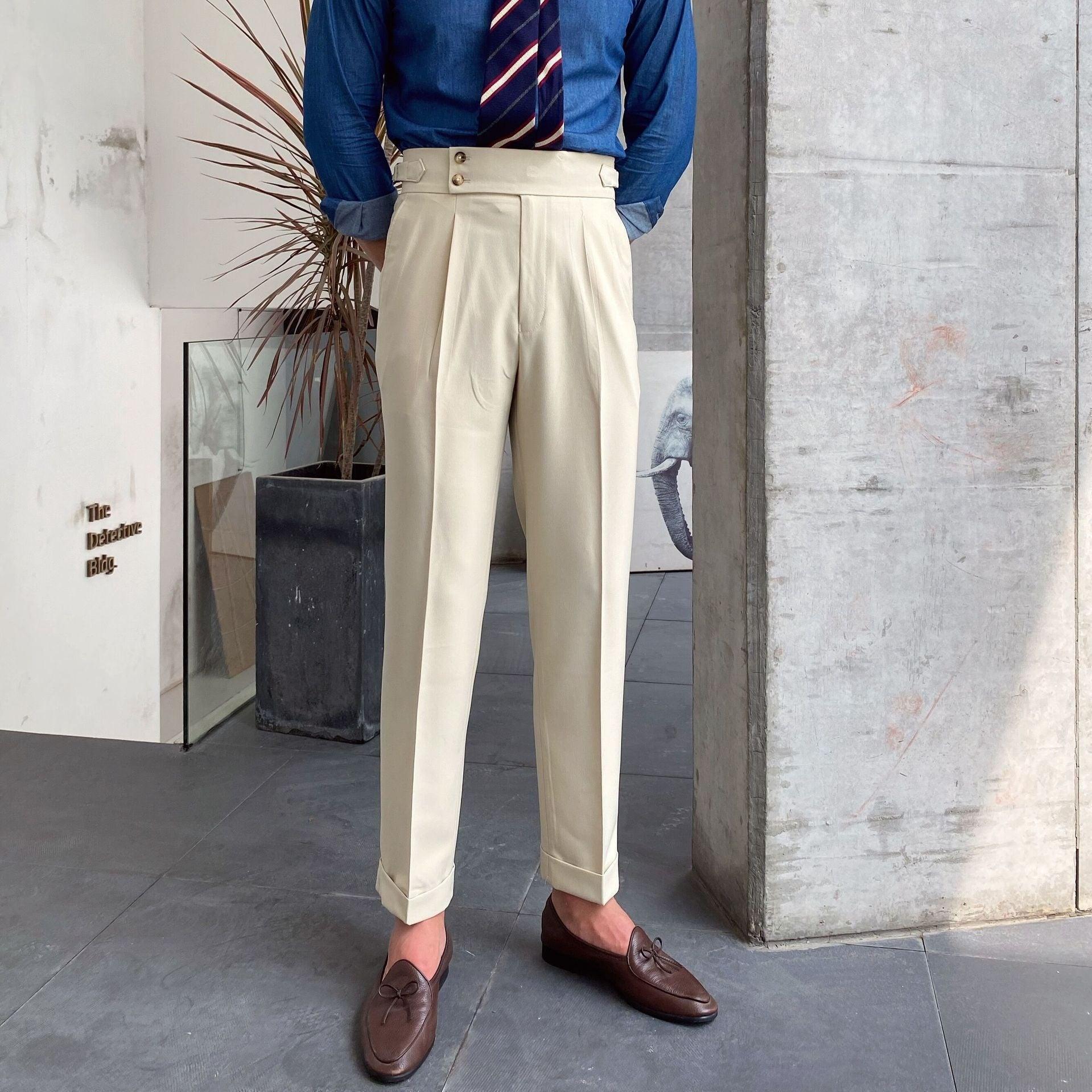 Men's Design Suit Pants Men's Straight Pants - Vogue Aura