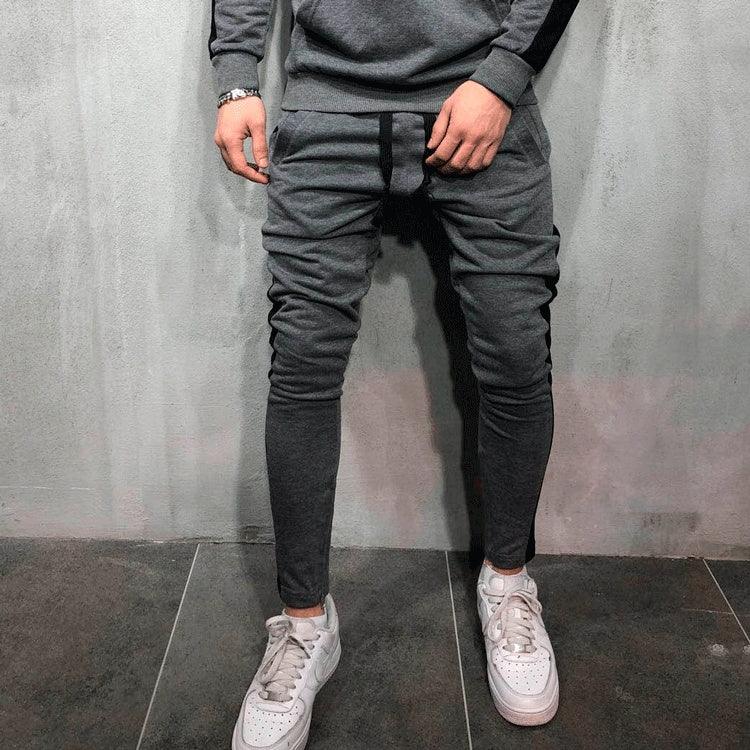 Men's Fashion Solid Color Exercise Casual Pants - Vogue Aura