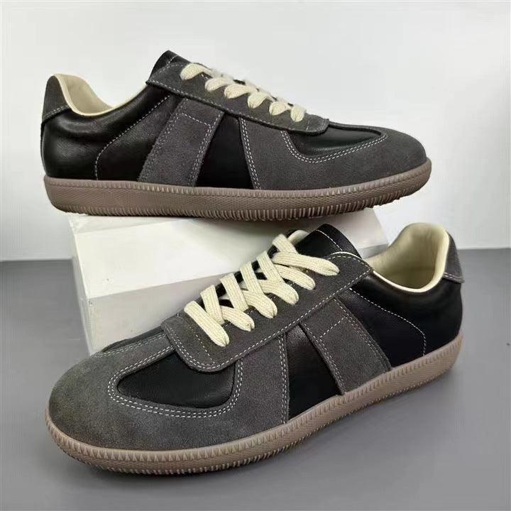 Men's Premium Leather Casual Trainers - Breathable All-Purpose Sneakers - Vogue Aura