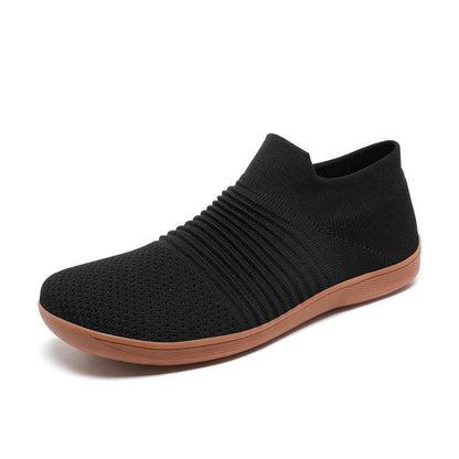 Men's Breathable Lightweight Fly Woven Casual Sneakers - Vogue Aura