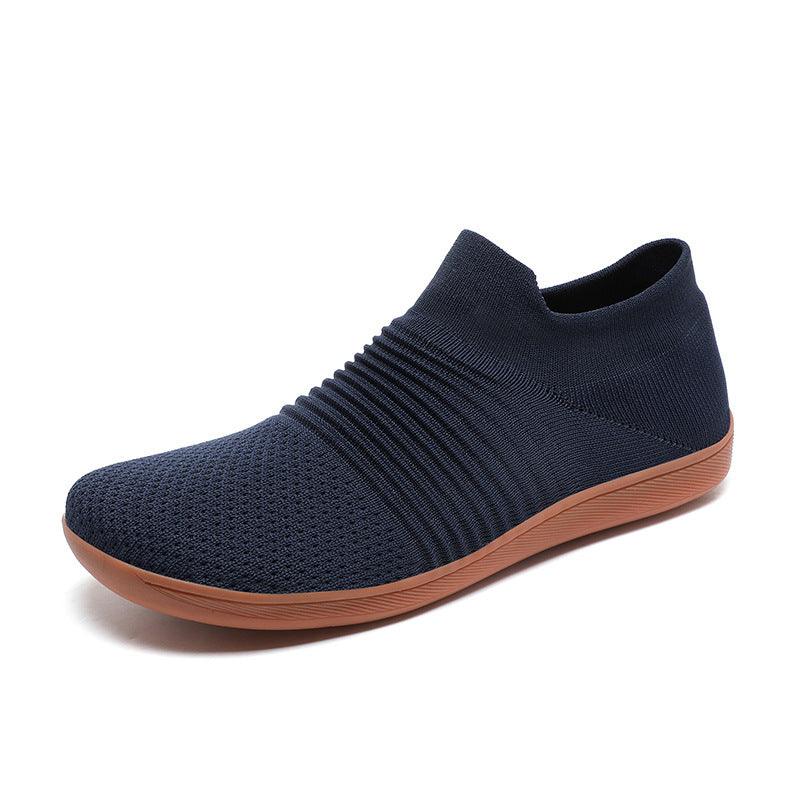 Men's Lightweight Breathable Fly Woven Casual Sneakers - Vogue Aura