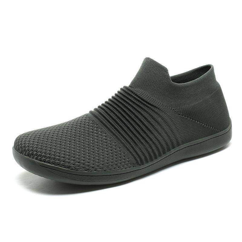 Men's Breathable Lightweight Fly Woven Casual Sneakers - Vogue Aura