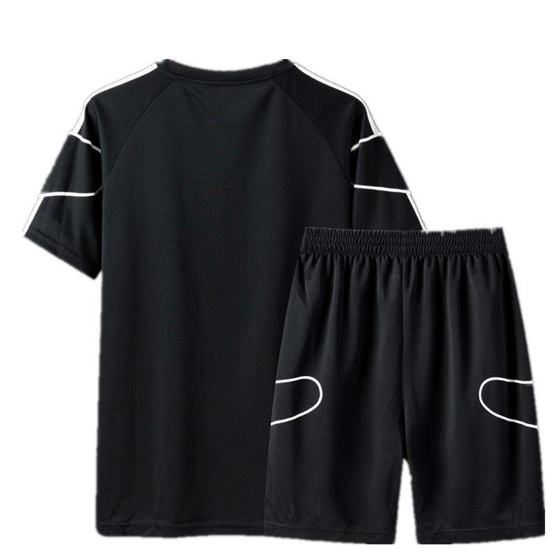 Men's Athletic Short Sleeved Workout Set - Vogue Aura