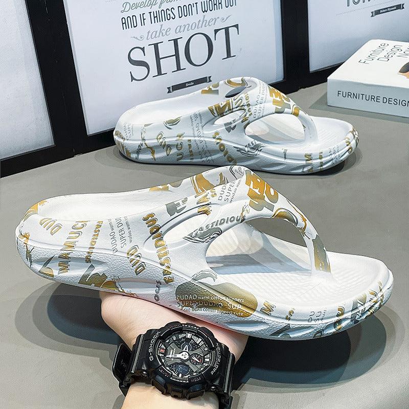 Men's Summer Comfort Flip-Flops with Non-Slip Rubber Soles - Vogue Aura