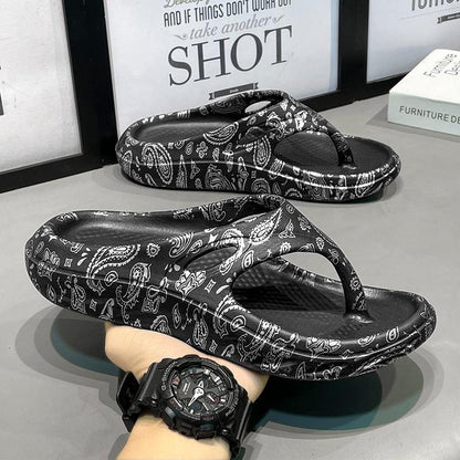 Men's Summer Comfort Flip-Flops with Non-Slip Rubber Soles - Vogue Aura