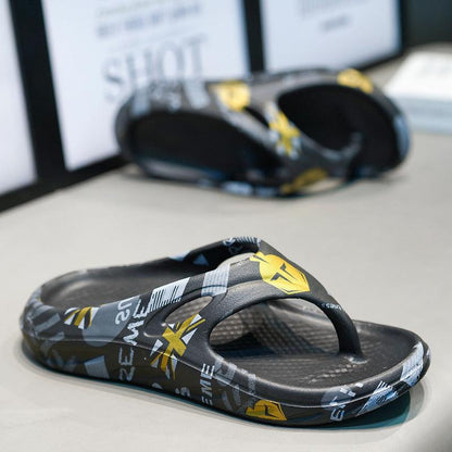 Men's Summer Comfort Flip-Flops with Non-Slip Rubber Soles - Vogue Aura