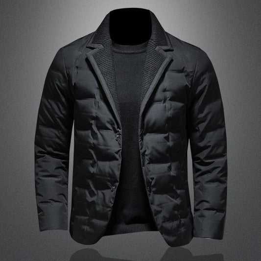 Men's Thick Warm Winter Down Jacket - Stylish Korean Design - Vogue Aura