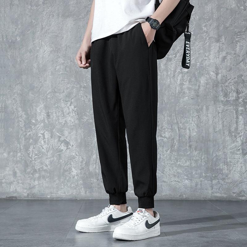 Men's Thin Straight Loose And Quick-drying Sports And Leisure Trousers - Vogue Aura