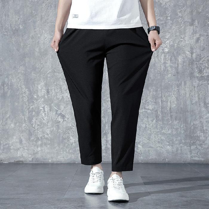 Men's Thin Straight Loose And Quick-drying Sports And Leisure Trousers - Vogue Aura