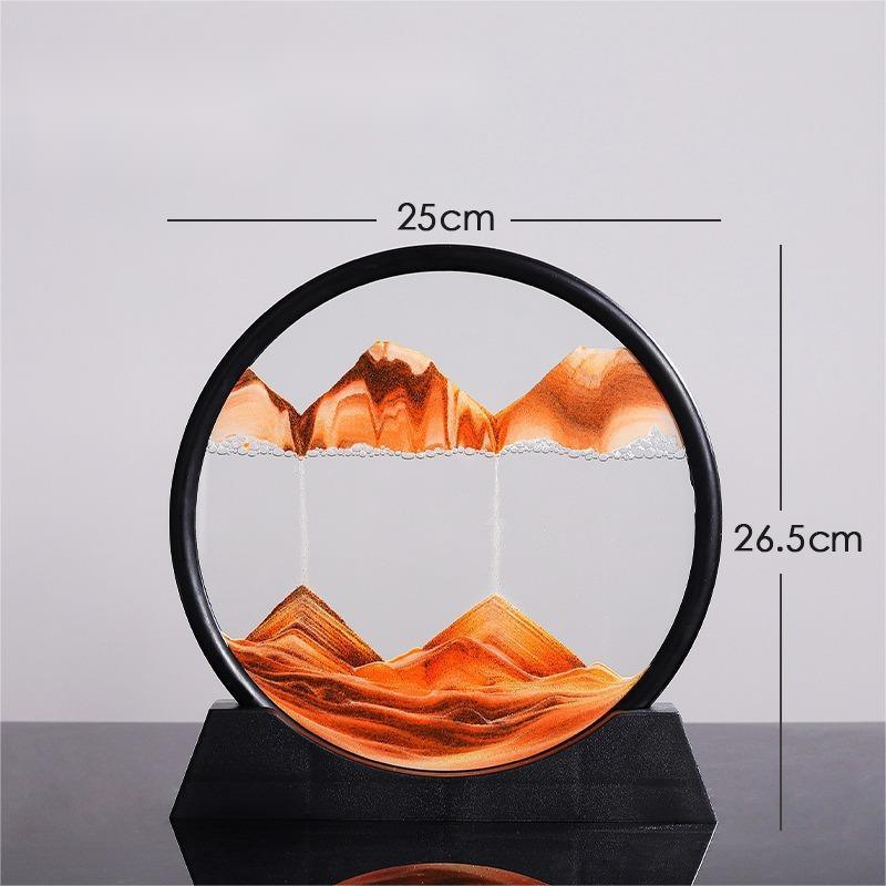 Mesmerizing Quicksand Art Hourglass Decor Glass Craft - Vogue Aura