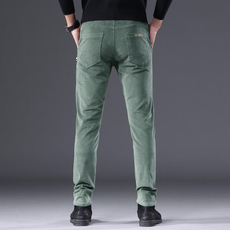 Middle-aged Business Casual Corduroy Trousers - Vogue Aura