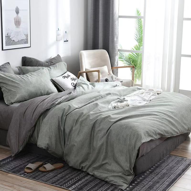 Modern Geometric Antibacterial Duvet Cover Set with 2 Pillowcases - 3-Piece Bedding Ensemble - Vogue Aura