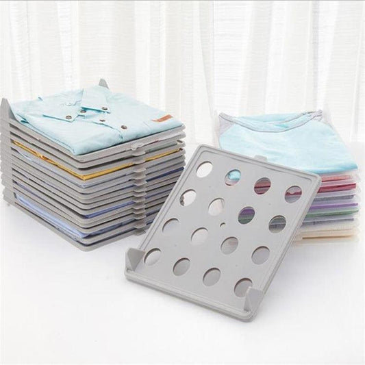 Multifunctional Durable Plastic Laundry Storage Fold Board Unique Clothing Shelves - Vogue Aura