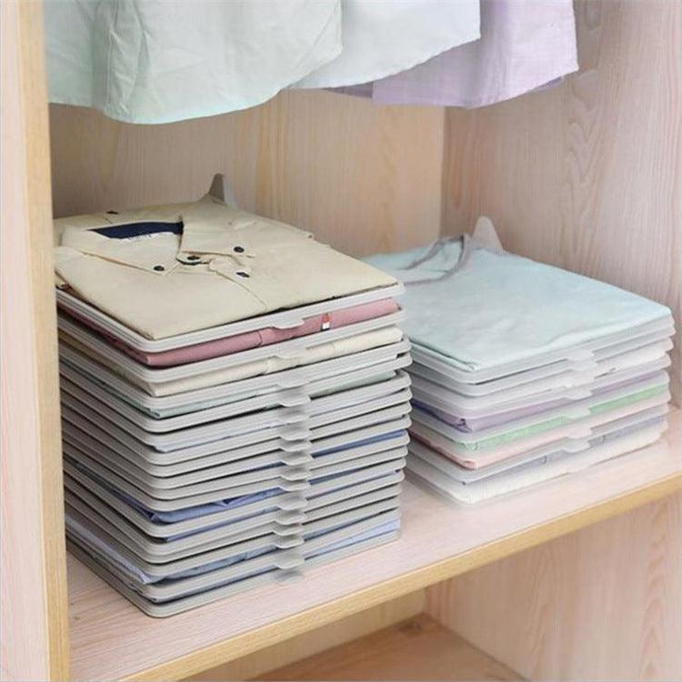 Multifunctional Durable Plastic Laundry Storage Fold Board Unique Clothing Shelves - Vogue Aura